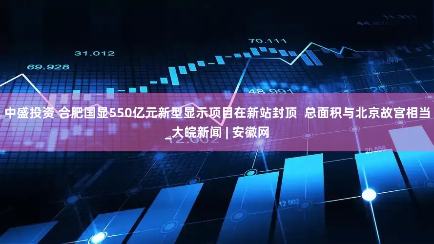 中盛投资 合肥国显550亿元新型显示项目在新站封顶  总面积与北京故宫相当_大皖新闻 | 安徽网