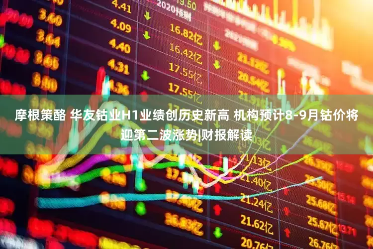 摩根策酪 华友钴业H1业绩创历史新高 机构预计8-9月钴价将迎第二波涨势|财报解读