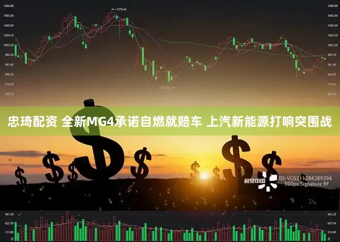 忠琦配资 全新MG4承诺自燃就赔车 上汽新能源打响突围战